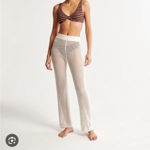 Abercrombie & fitch crochet coverup pants